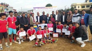 Photo of बाराही मावि वार्षिकोत्सव : फुटबल प्रतियोगिताको उपाधि कालिकाले जित्यो