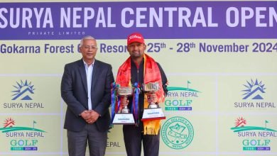 Photo of सूर्य नेपाल सेन्ट्रल ओपनको उपाधि एमेच्योर राहुले जिते, प्रो तोरण एक स्ट्रोकले पराजित