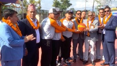 Photo of पोखरामा भेट्रान्स बास्केटबल सुरू, ‘भाइचारा बलियो बनाउन खेलकुद’–मन्त्री थापा