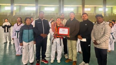 Photo of तेक्वान्दोकी रेख मायालाई नगदसहित सम्मान