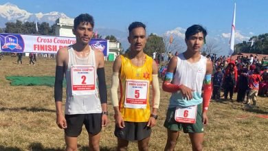 Photo of सात सय कोल्मा बहाकोट क्रस कन्ट्रिको उपाधि आर्मीका करुण रावलले जिते