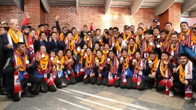 Photo of खो खो विश्व कप पदक विजेता टोलीको भब्य स्वागत