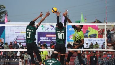 Photo of आर्मी र पुलिस टाइगर कप भलिबलको पहिलो क्वालिफायरमा