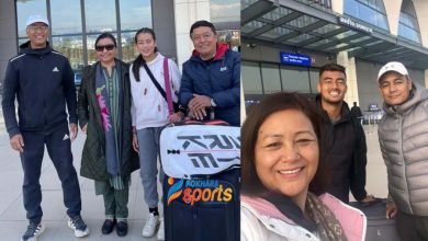 Photo of पोखरेली दुई टेनिस खेलाडी अभिषेक र शाल्भी विदेशतर्फ