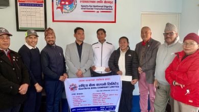 Photo of गण्डकीका दुई खेलाडीले पाए दुर्घटना विमाको २ लाख रकम