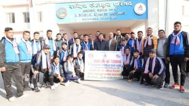 Photo of विश्व कप खेल्न नेपाली खो खो टोली भारत प्रस्थान