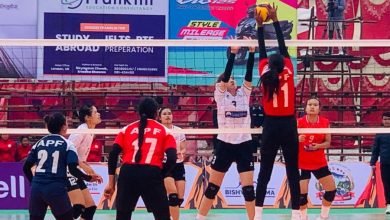 Photo of टाइगर कप भलिबल महिलातर्फ डिफेन्डिङ च्याम्पियन एपिएफको बिजयी सुरूवात
