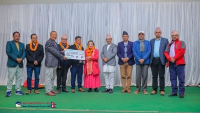 Photo of पोखरा अन्तर्राष्ट्रिय म्याराथन र अक्षयकोषलाई रकम हस्तान्तरण