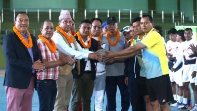 Photo of ‘पोखरा कप राष्ट्रिय पुरुष ह्यान्डबल प्रतियोगिता’ सुरु, गण्डकी सेमीफाइनलमा