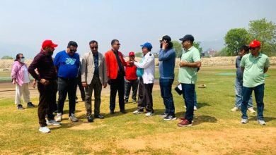 Photo of राखेप उपाध्यक्ष आचार्यले गरे पोखरा रंगशालास्थित क्रिकेट मैदानको अवलोकन