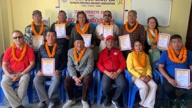 Photo of गण्डकी प्रदेश आर्चरी संघको अध्यक्षमा गुरूङ सर्वसम्मत निर्वाचित