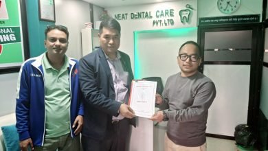 Photo of पोखरा स्पोर्टस् अवार्डलाई निट डेन्टलको साथ, एमाले नेता ‘दर्शन लामा’को समेत सहयोग