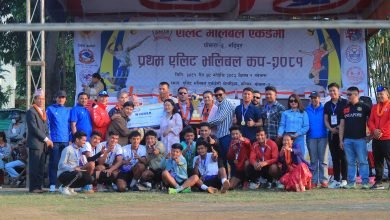 Photo of पर्वत र आयोजक लाई एलिट कप भलीबलको उपाधि