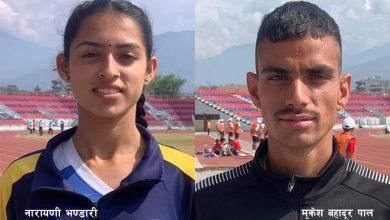 Photo of पोखरा एथलेटिक्स मिट : १५०० मिटरमा मुकेश र नारायणीलाई स्वर्ण
