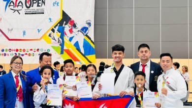 Photo of ‘वाटा अन्तर्राष्ट्रिय तेक्वान्दो’मा नेपाललाई २ स्वर्ण