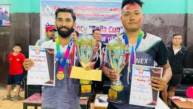 Photo of ​बेनीमा सम्पन्न ‘रोइला कप ब्याडमिन्टन’मा सरोज र इशानको जोडी च्याम्पियन