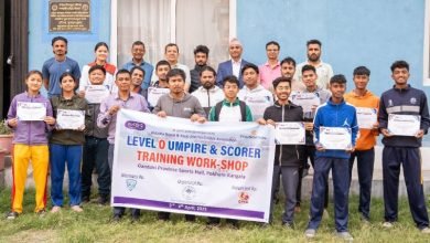 Photo of पोखरामा क्रिकेट अम्पायर तथा स्कोररहरूको कार्यशाला सम्पन्न