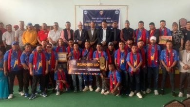 Photo of नेपाल सुपर लिग उपबिजेता पोखरा थण्डर्सलाई महानगरद्वारा स्वागत
