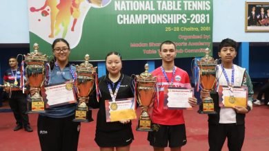 Photo of यु–१९ राष्ट्रिय टेबल टेनिसमा हिमाल र इभाना च्याम्पियन