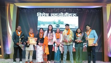 Photo of पोखरा स्पोर्टस् अवार्डमा भलिबलको बर्चश्व, वर्ष खेलाडी बने अरुणा र विश्वास, अवार्डमा अरुणाको ह्याट्रिक