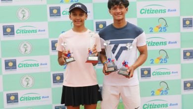 Photo of आरभ र स्वस्तिकालाई सिटिजन्स बैंक टेनिस उपाधि