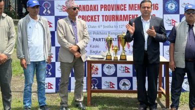 Photo of गण्डकी प्रदेश यू१६ पुरुष क्रिकेट सुरू, कास्कीद्वारा बागलुङ ३८ रनले पराजित