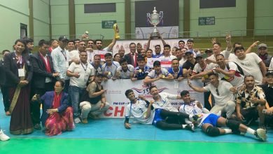Photo of नवौ पिएम कप एनभिए भलिबल :  हेल्प नेपाल र पुलिसले गरे उपाधि रक्षा