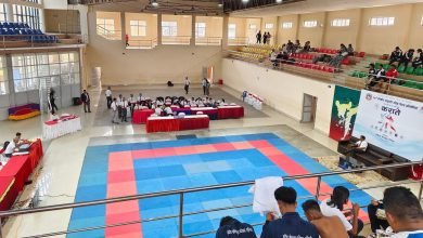 Photo of १५औं राष्ट्रपति रनिङ शिल्ड : कराते खेल अवरुद्ध