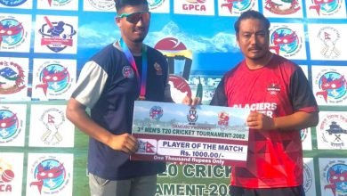 Photo of सन्दिपको कप्तानी इनिङमा स्याङजा गण्डकी प्रदेशस्तरीय पुरुष टि–२० क्रिकेटको फाइनलमा