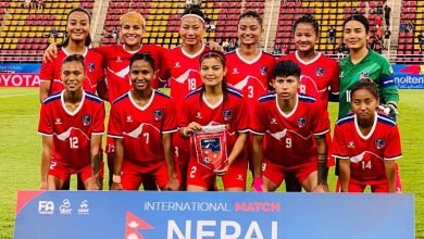 Photo of नेपाली महिला राष्ट्रिय फुटबल टिम फिफा वरियतामा एक स्थान तल झर्यो