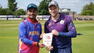 Photo of स्कटल्याण्डले टस जित्यो, नेपालले पहिला बलिङ गर्दै