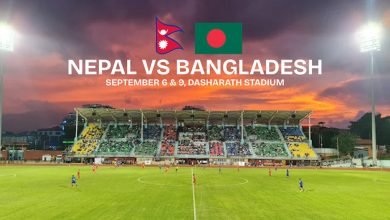 Photo of नेपालले बंगलादेशसँग दशरथ रंगशालामा दुई मैत्रीपूर्ण फुटबल खेल खेल्ने
