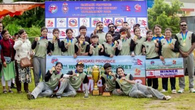 Photo of गण्डकी प्रदेश महिला टी–२० क्रिकेटको उपाधि स्याङजाले जित्यो