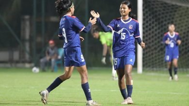 Photo of साफ यू-२० महिला च्याम्पियनसिपमा श्रीलंकाविरुद्ध नेपाल ७-० ले विजयी