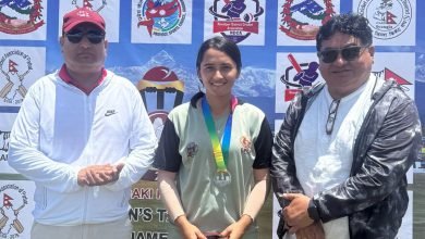 Photo of गण्डकी प्रदेश दोस्रो महिला टि२० क्रिकेट : सिमानाको उत्कृष्ट बलिङमा स्याङ्जा उपाधि नजिक