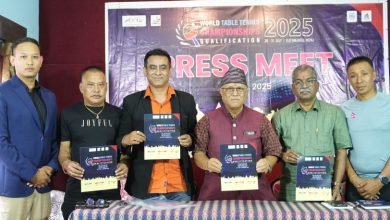 Photo of विश्व टिम टेबलटेनिसको दक्षिण एसीयाली छनोट नेपालमा हुने