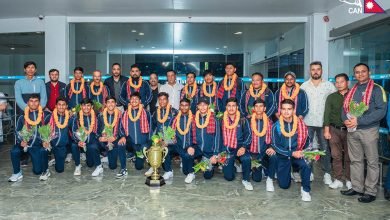 Photo of स्वदेश फर्कियो च्याम्पियन यू-१६ राष्ट्रिय क्रिकेट टिम