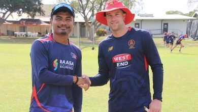 Photo of साउथ अस्ट्रेलियासँग नेपाल दुवै टी-२० खेलमा पराजित