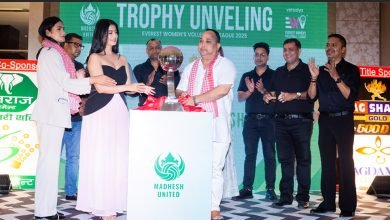 Photo of एभरेस्ट महिला भलिबल लिगको दोस्रो संस्करणको ट्रफी वीरगंजमा अनावरण