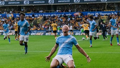 Photo of म्यानचेस्टर सिटीको वोल्भ्समाथि फराकिलो जित