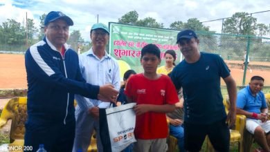Photo of गण्डकी टेनिस ट्यालेन्ट हन्टमा ४० खेलाडी छनोट, सदस्य–सचिव शर्माद्वारा प्रशिक्षण शुभारम्भ