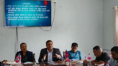 Photo of जिल्ला खेलकुद समितिहरूले कर्मचारी माग गर्दै गरे ध्यानाकर्षण, हामी सरकारलाई आग्रह गर्छौं–सदस्य सचिब शर्मा