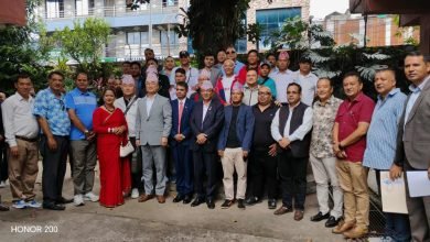 Photo of Historic Sports Agreement Between- Kaski Sports Development Committee, Pokhara Metropolitan and Korea’s Cheongyang County