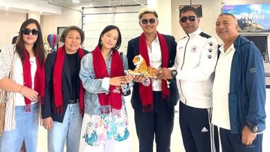 Photo of टाइगर ग्रुपद्वारा मेरो भ्वाइसका फाइनालिष्ट प्रथम गुरूङलाई पोखरामा स्वागत