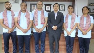 Photo of जापान प्रस्थान गर्न लागेको केन्पो काई टोलीको बिदाइ