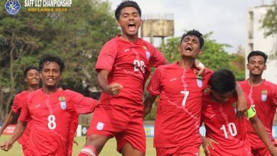 Photo of पाकिस्तानलाई हराउदै बंगालादेश साफ यू-१७ पुरुष च्याम्पियनसिपको फाइनलमा