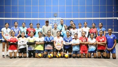 Photo of राष्ट्रिय महिला भलिबल टोली प्रशिक्षणमा (फोटो फिचर)