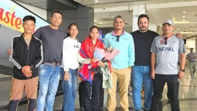 Photo of विश्व ट्रेल रेसकी उपविजेता सुनमाया लाई स्वदेशमा स्वागत