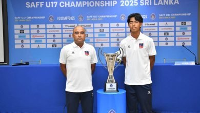 Photo of साफ यू-१७ च्याम्पियनसिपमा आज नेपालले श्रीलंकाको सामना गर्दै