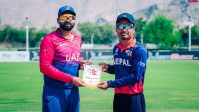 Photo of नेपालले युएईविरुद्ध टस जितेर पहिला ब्याटिंग गर्दै